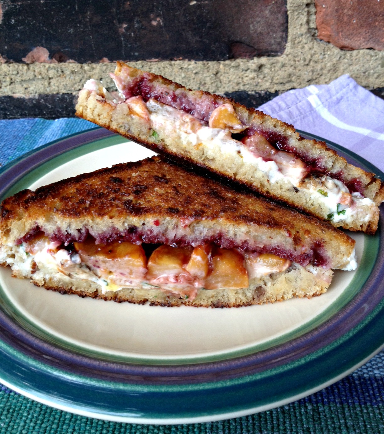 Peach Grilled Cheese B Clean Eats, Fast Feets