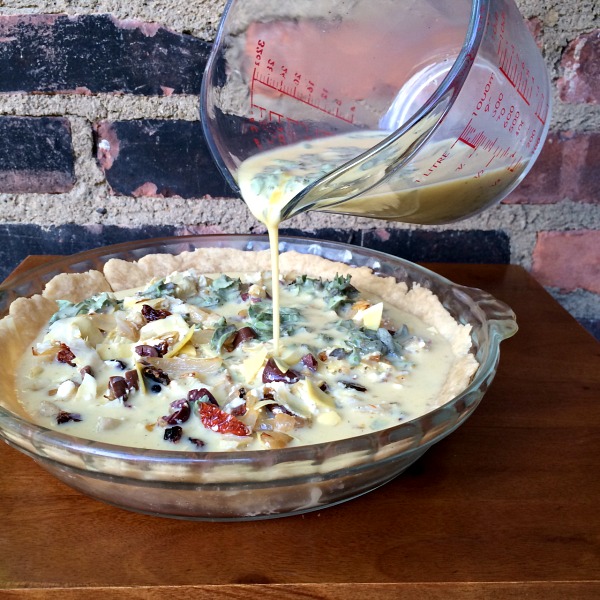 The Greek Quiche Recipe Artichokes, Kalamata Olives, SunDried