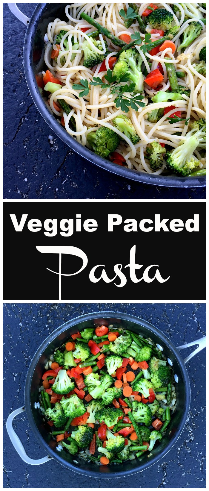 Healthy Vegetable Pasta with Olive Oil - Clean Eats, Fast Feets